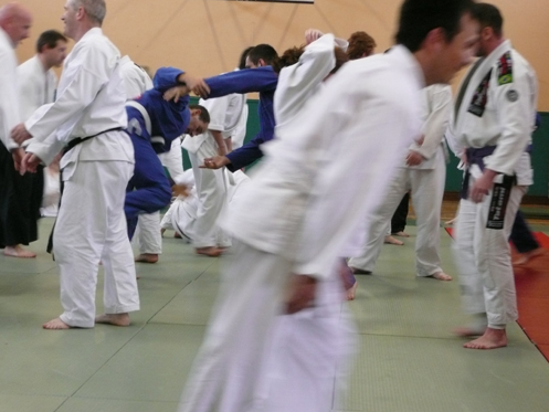 Class doing techniques