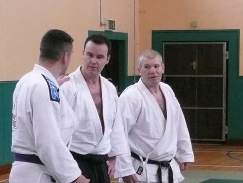 Micky Downes Sensei, Eamon Coyne Sensei and Francie Mahon Sensei