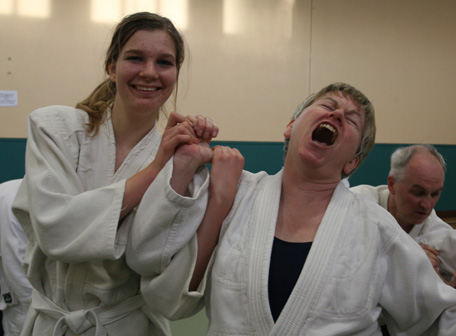 Euridica Toth and Fiona Kelty Sensei