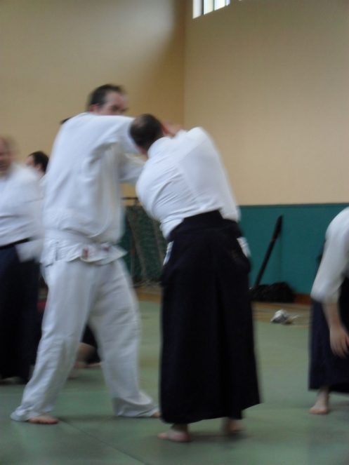 Garry Holmes and Trevor Pigott Sensei