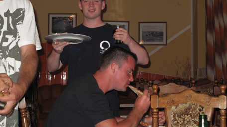 Eamonn and his Pizza