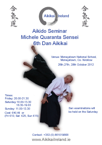 Michele Quaranta Sensei October 2012